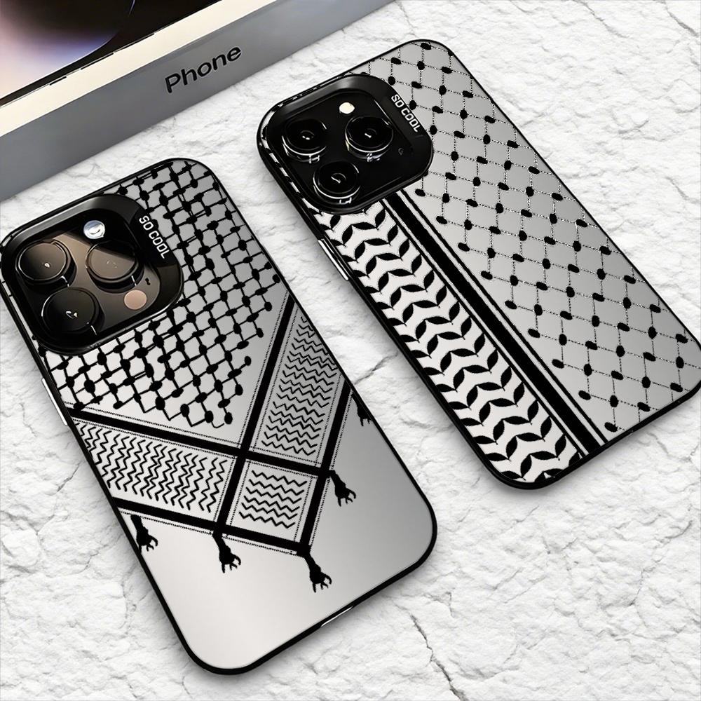 Apple Iphone 15 Pro Max - Capa de Telefone Keffiyeh P-Palestina para
