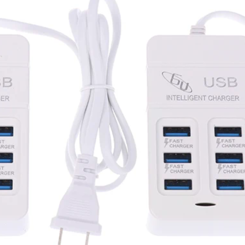 Usb Hub Type C - 1pc eua plug 6 portas multiport
