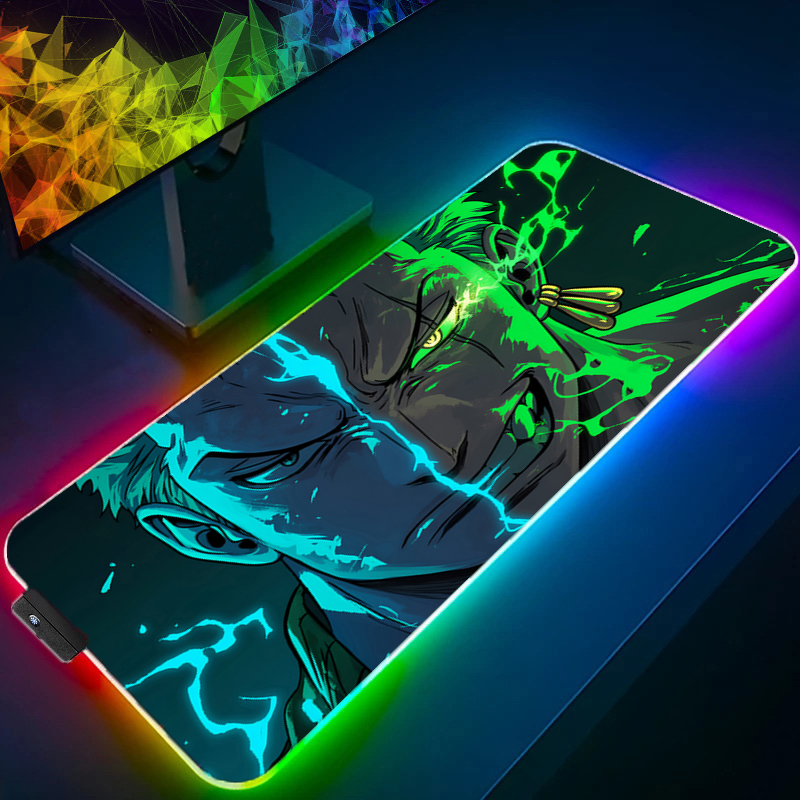 Tablet Pc Accessories - Uma peça zoro mouse pad rgb