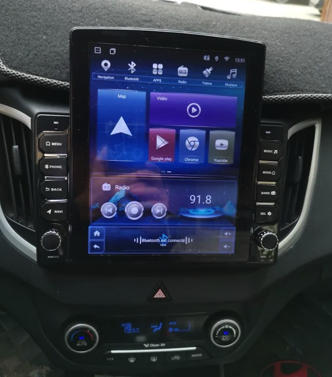 Tablet Danish Mobile & Accessories Faisalabad - 8G+128G Android 14 Para Hyundai Creta