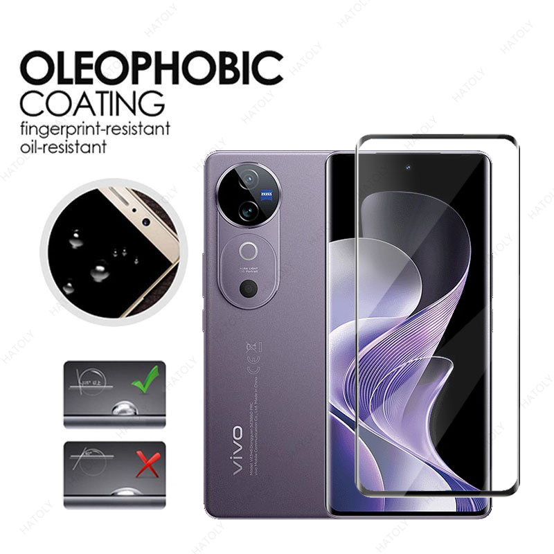 Vivo V40 - 3d vidro temperado tela película protetora