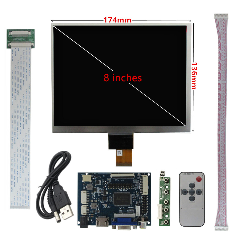 Tablet Pc Accessories - Monitor LCD IPS de 8 Polegadas