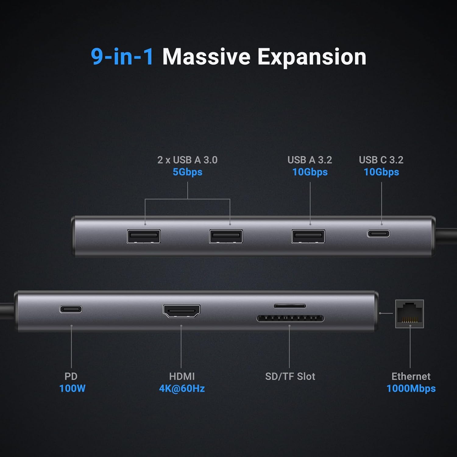 UGREEN Revodok Pro 109 USB C H - Usb Hub Type C avaliação e preço