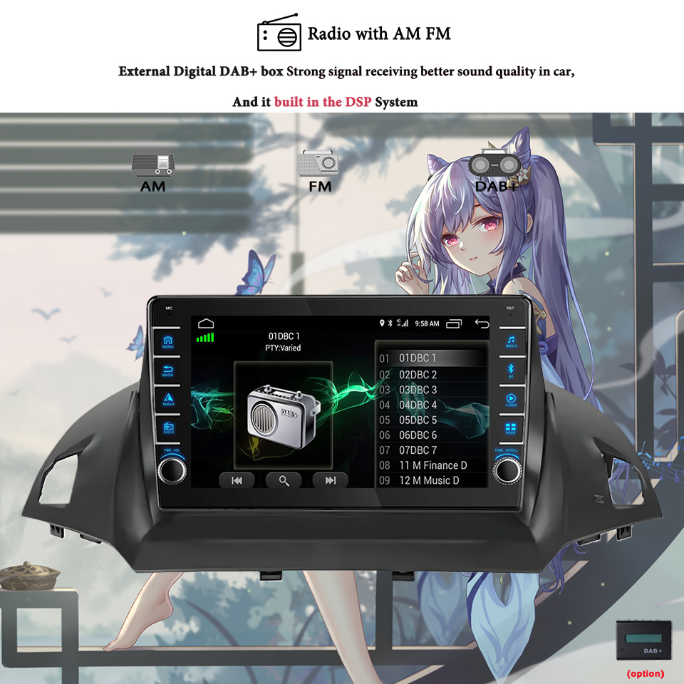 8g + 128g android 14 para ford - Tablet Danish Mobile & Accessories Faisalabad avaliação e preço