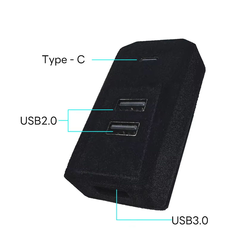 Estação encaixe para porta-luv - Usb Hub Type C avaliação e preço